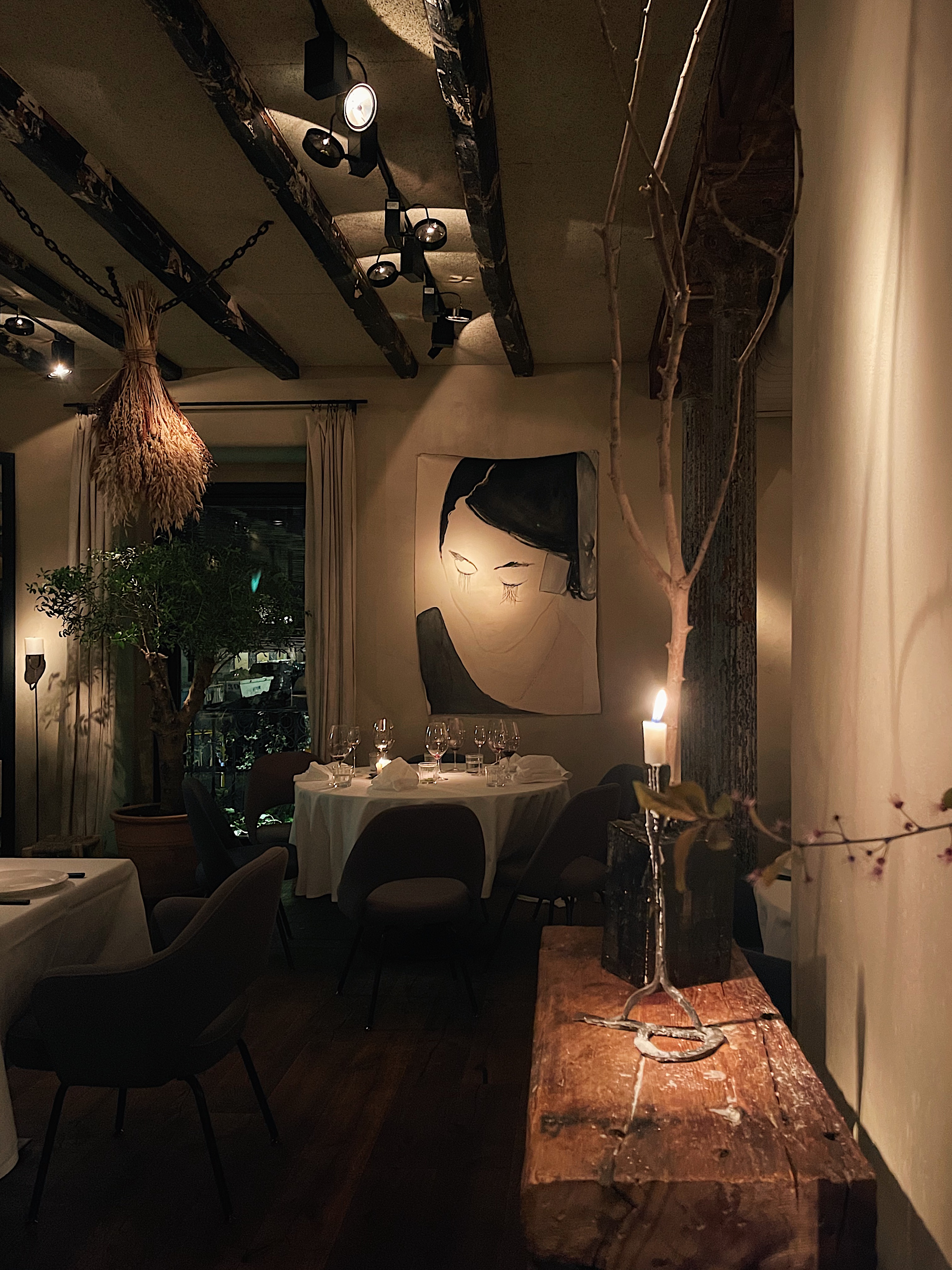 Dining at Charrua restaurant in Madrid